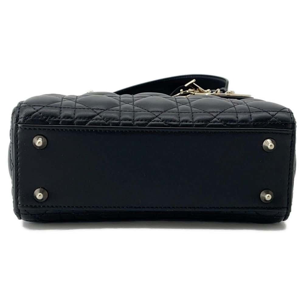Christian Dior handbag MY ABCDIOR Cannage shoulder bag Black - Picture 3 of 12